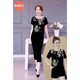 Set bộ đồ lửng nữ mặc nhà cực đep