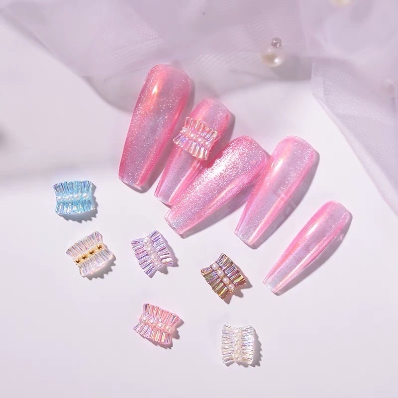 nailbox móng úp đính nơ