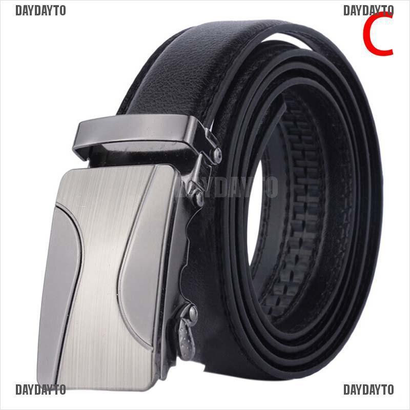 Thắt Lưng Da Màu Đen Khóa Tự Động 110cm Thời Trang Công Sở Cho Nam