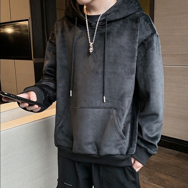 [HD03] Áo Hoodie Ulzzang Da Lộn Phong Cách Hàn Quốc Nam Nữ Dày Dặn, Ấm Và Đẹp 2022