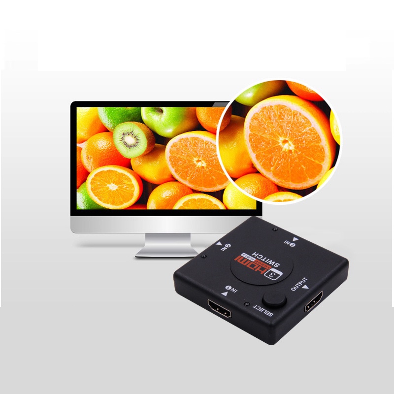 1 Bộ Chia 3 Cổng hdmi Cho hdtv 1080p vedio