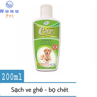 Sữa tắm sạch ve ghẻ, bọ chét chó mèo - Bio Care 200ml