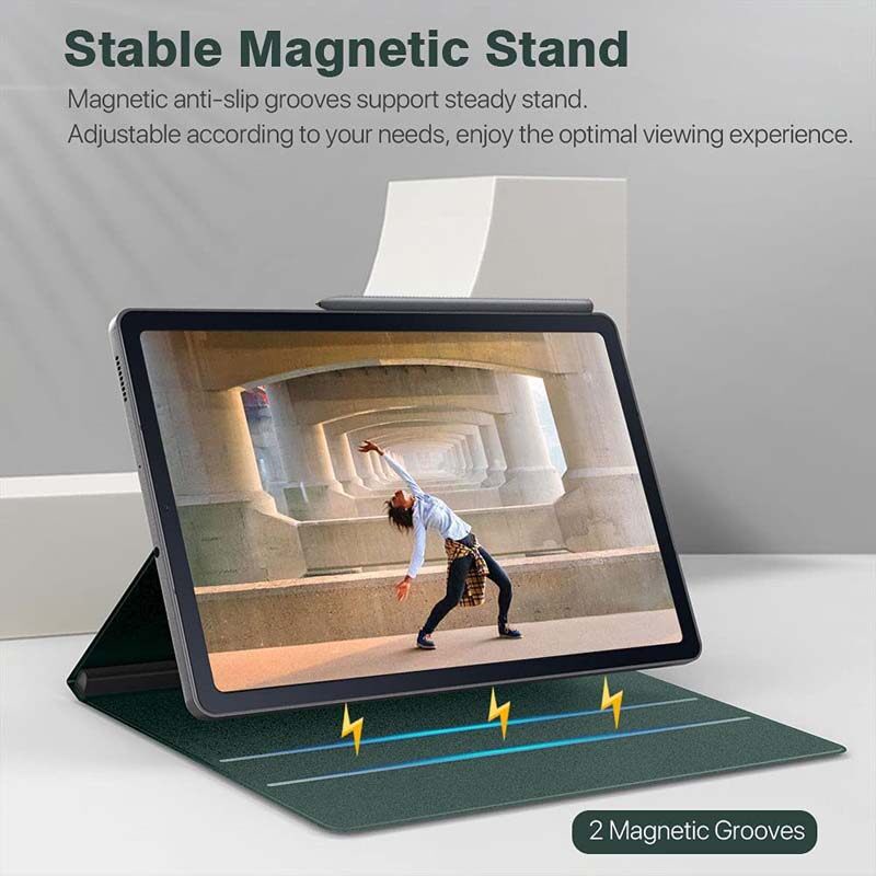 Bao Da Máy Tính Bảng Nắp Lật Nam Châm Siêu Mỏng Cho Samsung Galaxy Tab S6 Lite 10.4 inch 2022 2020  Ốp