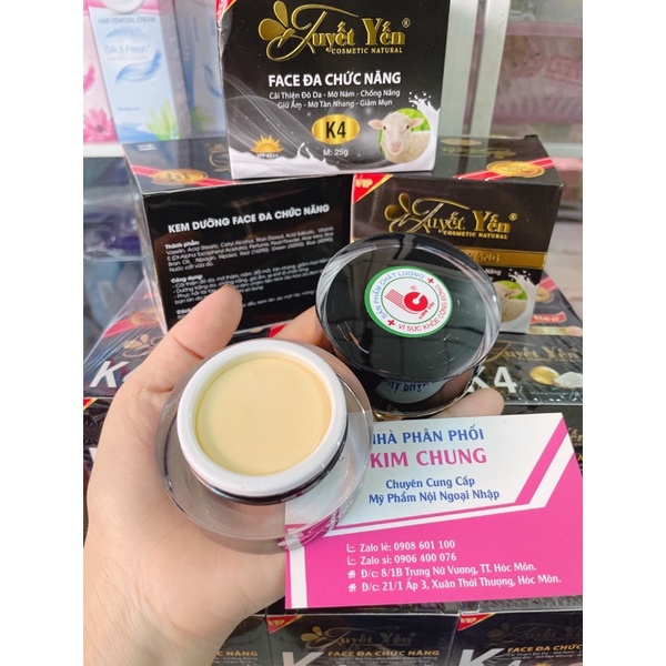 Kem Face Tuyết Yến Dưỡng Da Đa Chức Năng