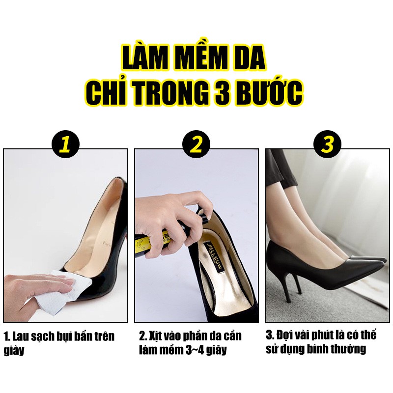 Xịt làm mềm gót giày SHOE STRETCH 100ml đa năng - Doker Store