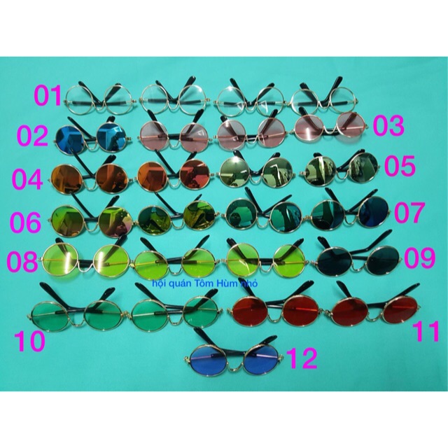 Kính 8cm cho doll 15, 20cm