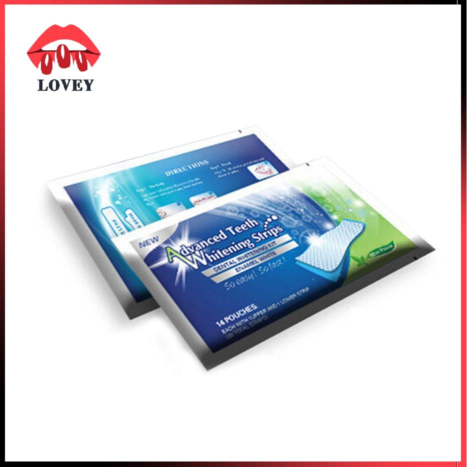 lovey★28PCS/SET Natural Advanced White Gel Teeth Whitening Strips Oral Hygiene Care