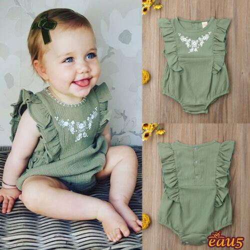 Áo liền quần không tay dễ thương cho bé gái
