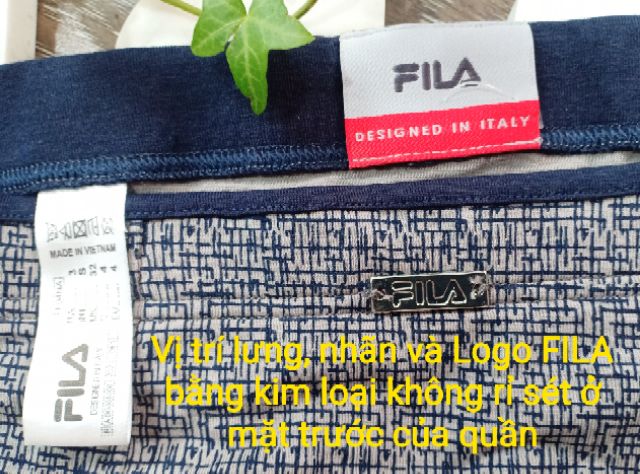 3 Quần lót nam Fila boxer ( đùi) ngắn xuất khẩu