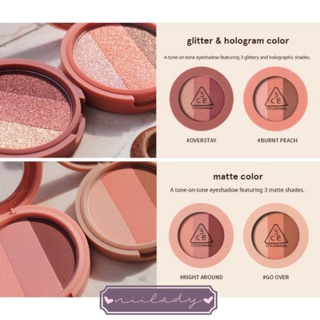 Màu mắt 3CE MOOD RECIPE TRIPLE SHADOW
