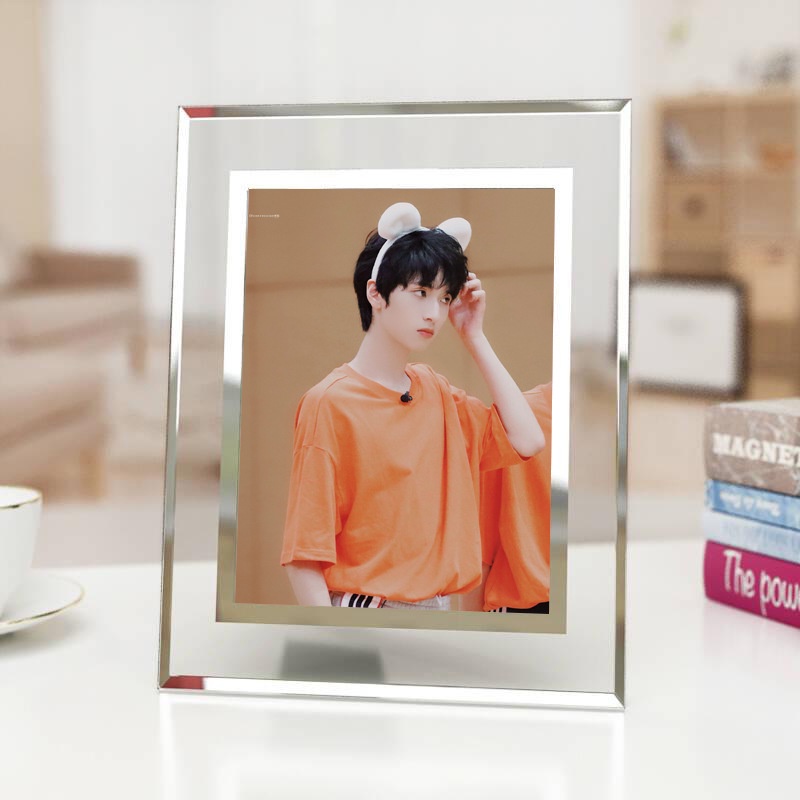 Khung ảnh kính pha lê A4 để bàn và treo tường 20x30 cm đựng ảnh, bằng khen, giấy chứng nhận khung hình trong suốt