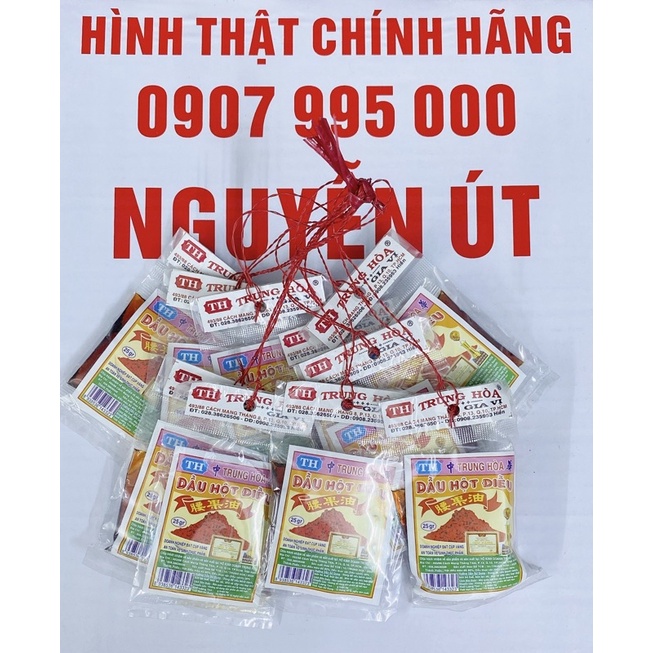 dầu hột điều trung hoà 25g x 10 gói