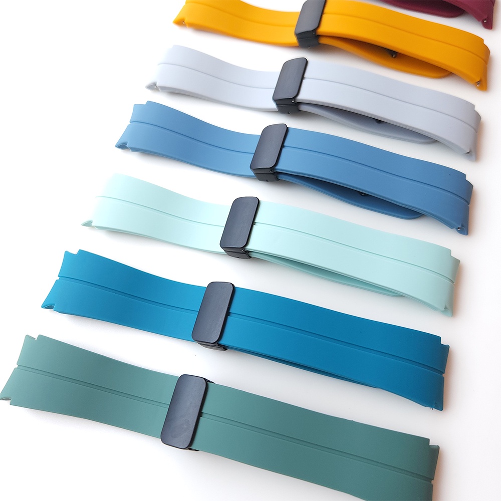 Dây Đeo Silicone Khóa Nam Châm Cho Đồng Hồ Thông Minh Samsung Galaxy Watch 5 / 4 44mm 40mm 5 Pro 45mm 4 Classic 42 46mm