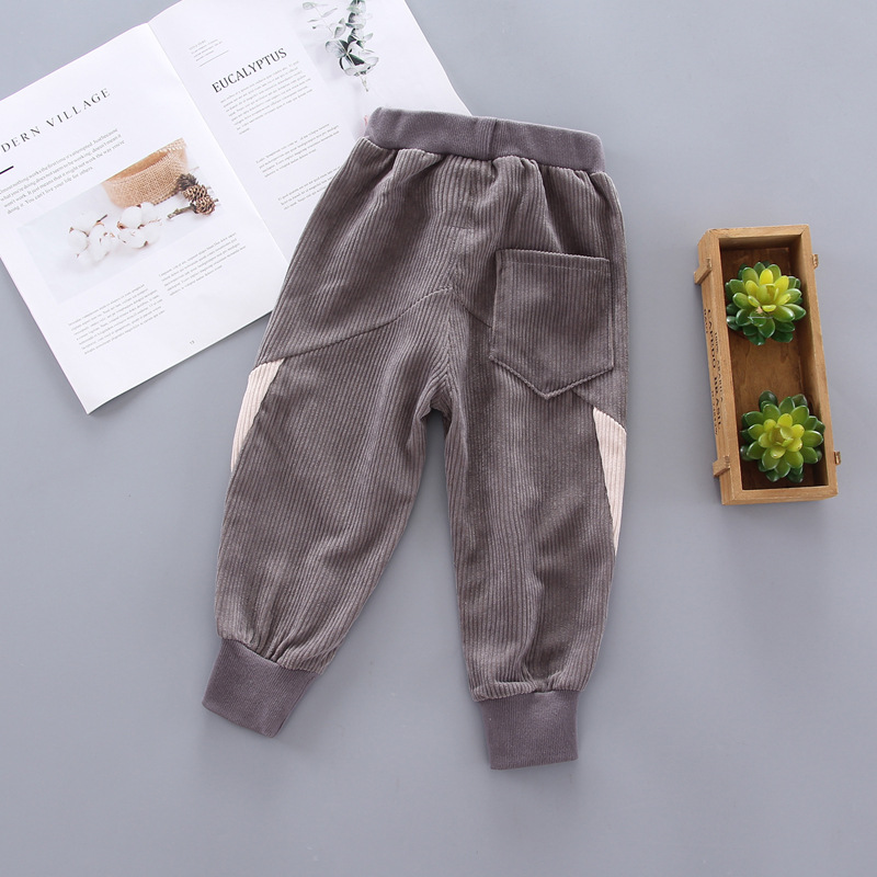 Thời trang Hàn Quốc Boy Cotton Cotton Loose Quần bó sát Một mảnh Quần áo trẻ em trong 0-5 tuổi
