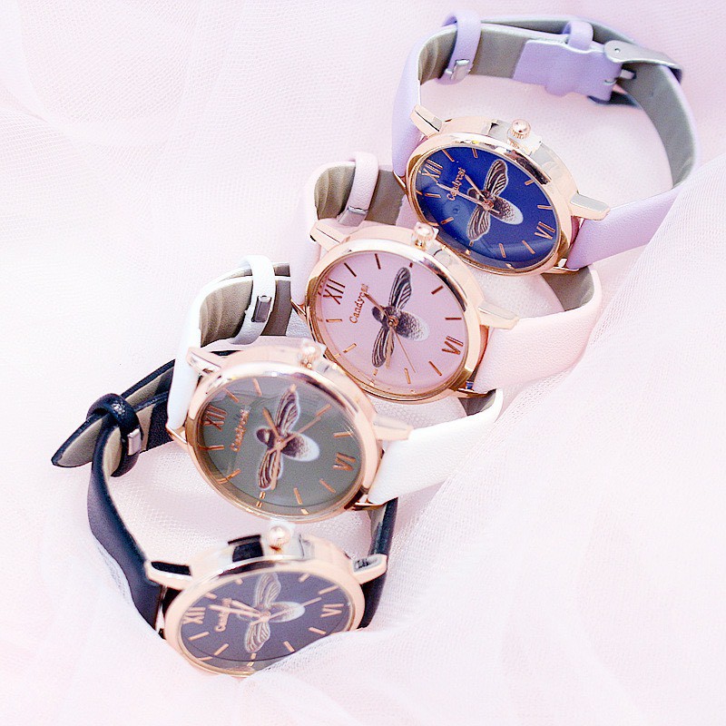 Đồng hồ nữ Dotime điện tử Candycat dây da mặt ong siêu đẹp ZO87 | BigBuy360 - bigbuy360.vn