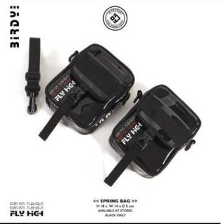 Túi đeo chéo birdy nắp da bóng