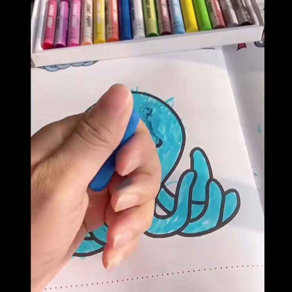 Màu Hữu Cơ An Toàn Cho Bé Không Lem Màu Da Tay