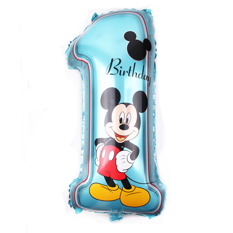 Bóng Bay Hình Chuột Mickey/Minnie Đáng Yêu Trang Trí Tiệc