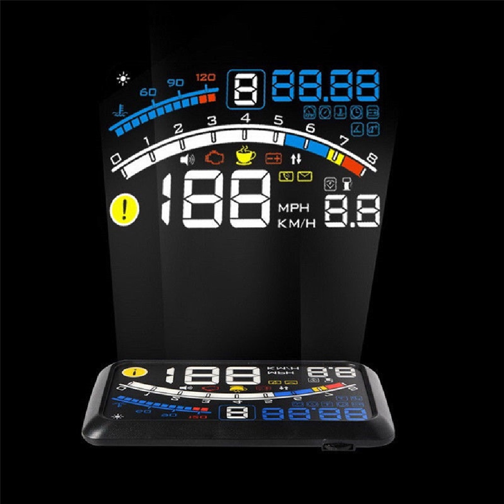 Màn hình hiển thị trên kính lái HUD OBD2 F4 thông dụng cho xe hơi