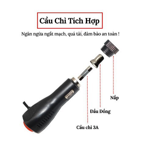 Tẩu Sạc Camera Hành Trình [BÓC MÁY]