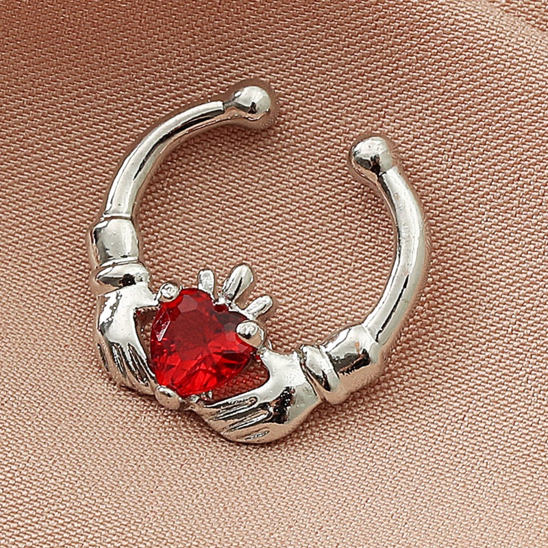 【Zhanshui】Nose Ring Fake Piercing Nose Clip Cuff Nostril Earring Body Jewelry Gifts Piercing Nose Hoops Cartilage Earrings