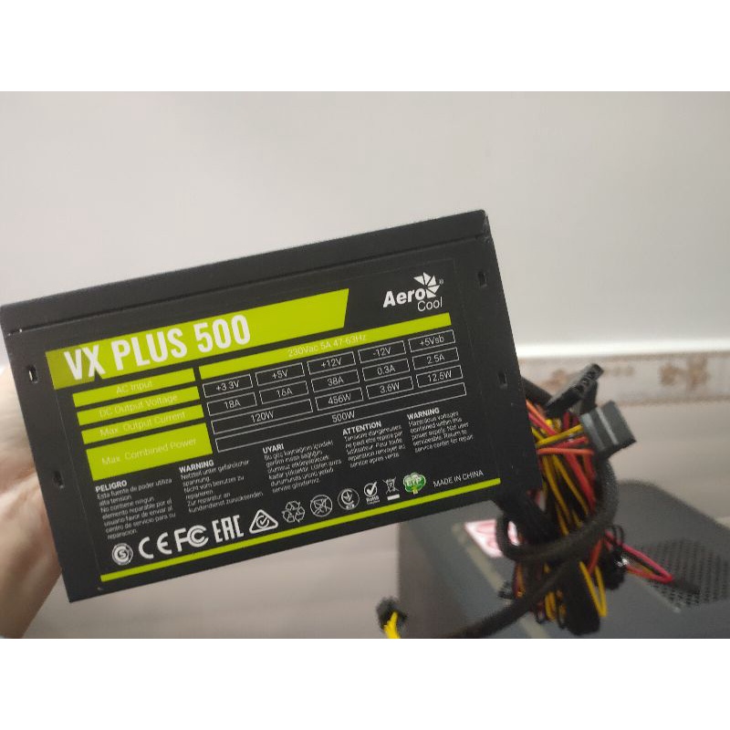 Nguồn Aerocool Plus 500W