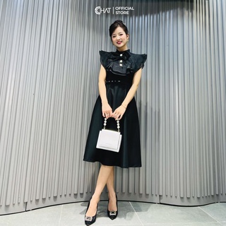 Váy cổ xếp chân xoè CChat Clothes