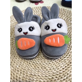dép lông đế nhựa dẻo cho bé
