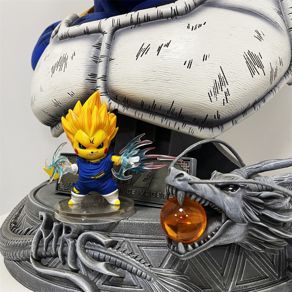 Mô hình pikachu vegeta hàng mới siêu nét ( Dragonball )