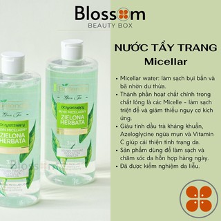 500ml Nước tẩy trang Micellar BIELENDA: Green Clay