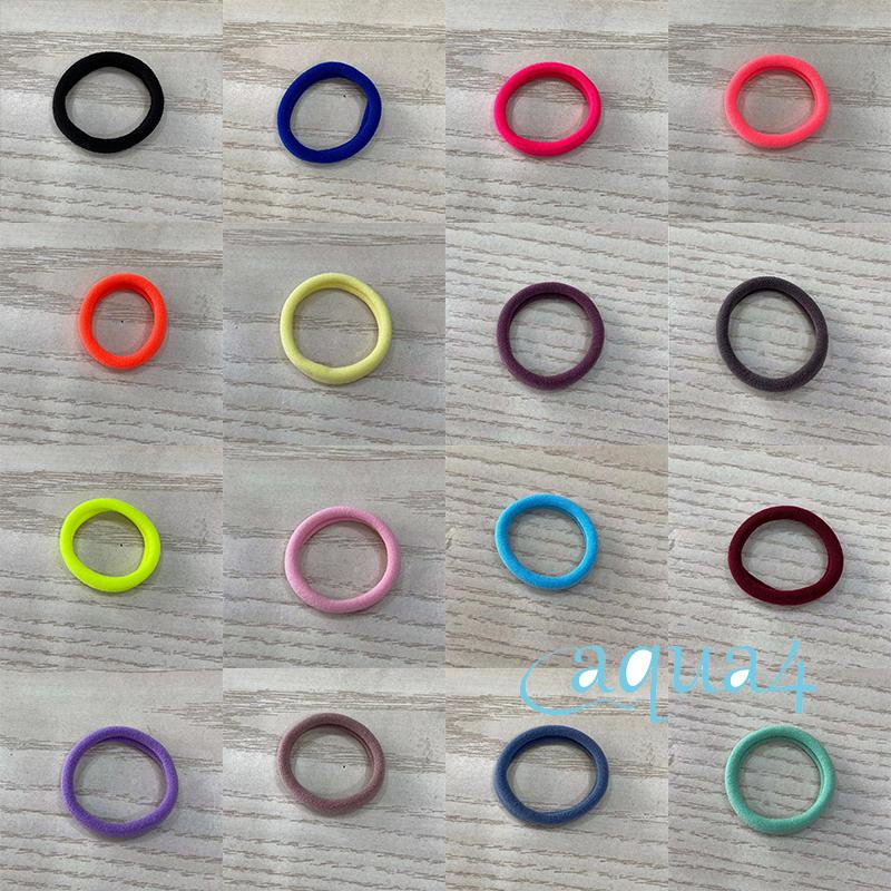 Dây buộc tóc co giãn đàn hồi màu kẹo ngọt không đường may thời trang cho nữ