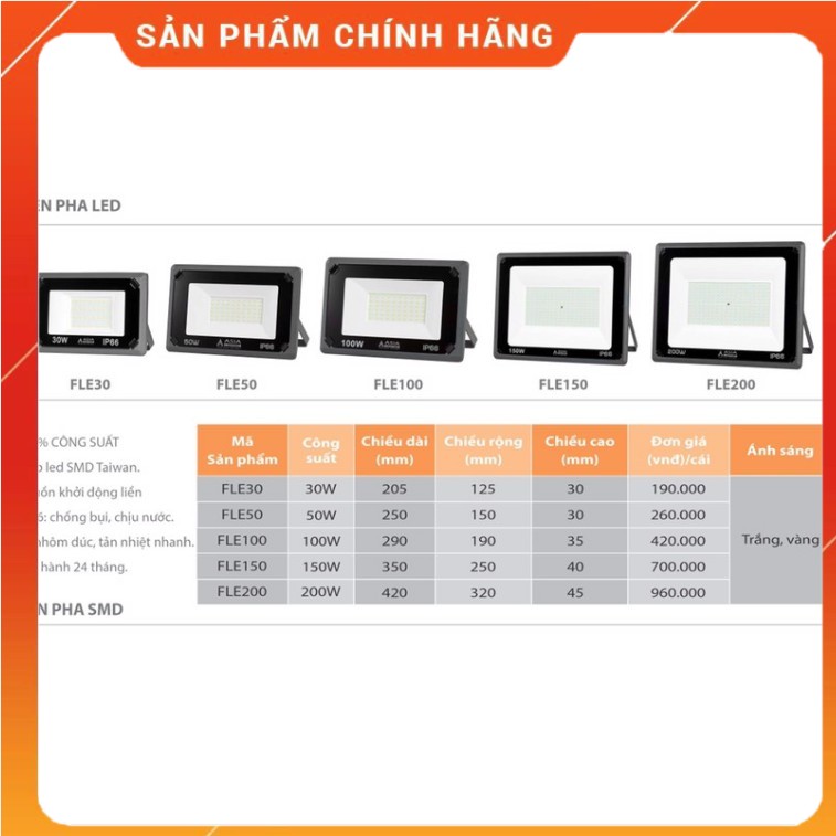 Đèn pha led 100w,150W,200w ánh sáng trắng/vàng Asia