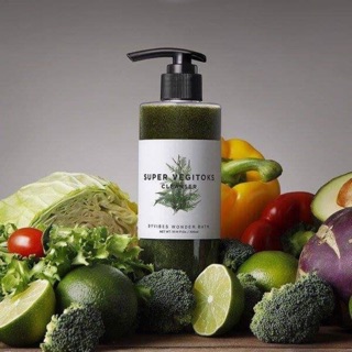 ( sẵn - 300ml ) SỬA RỬA MẶT RAU CỦ 3 IN 1 SUPER VEGITOKS TÂTY TRANG THẢI ĐỘC RỬA MẶT