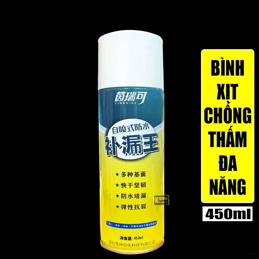 Chai xịt chống thấm tường, dột trần nhà 450ml tiện lợi