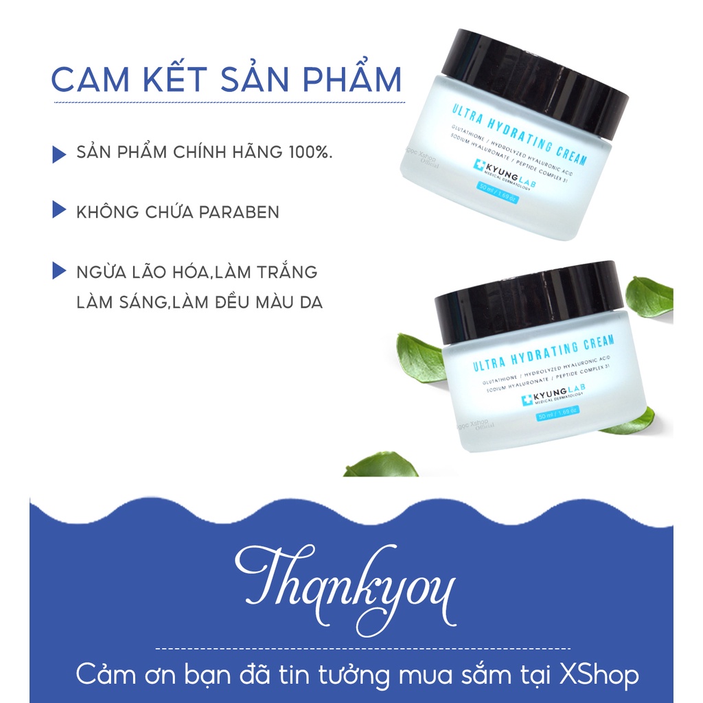 Kem dưỡng ẩm phục hồi đa tầng  KyungLab Ultra Hydrating Cream 50ML