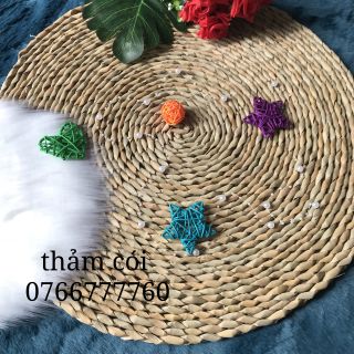 Thảm cói chụp ảnh trang trí siêu hot