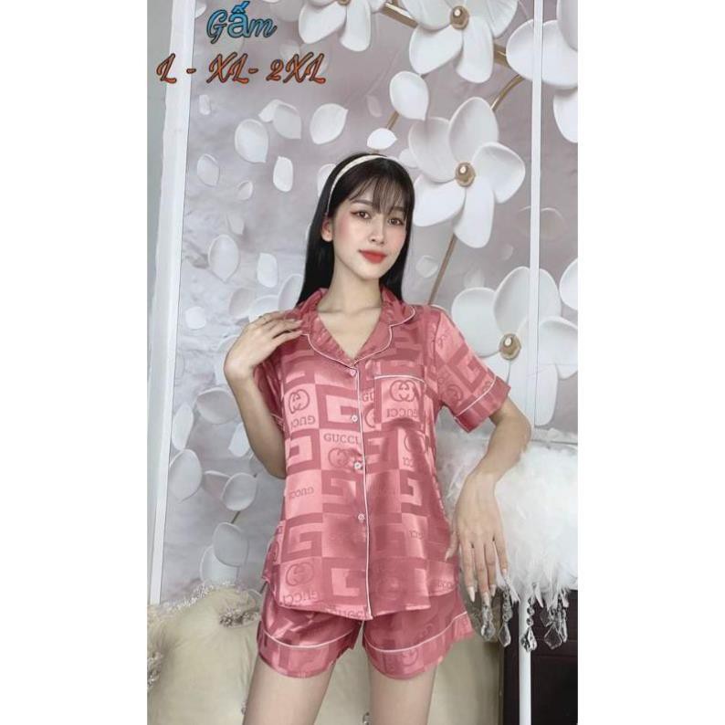 Pijama lụa gấm đùi đủ size ྇ ༷ ྇