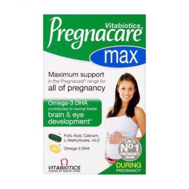 Vitamin bẩu Pregnacare Max 84 viên dành cho mẹ bầu đang mang thai