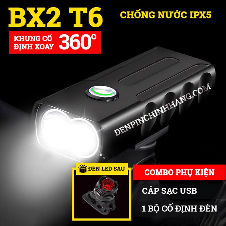 Đèn pin xe đạp - BX2 BX3 T6