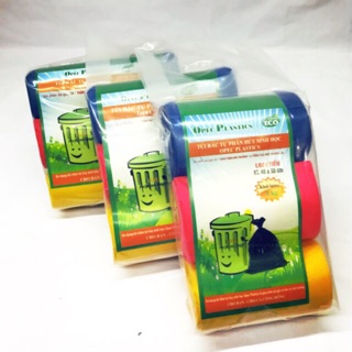 Túi đựng rác opec size 65cm x 78cm x 1kg - loại 15kg - Tự huỷ sinh học - Túi rác không mùi hôi