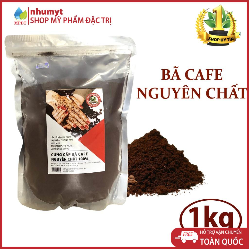1 Kg Bã cà phê Khô ( bã cafe ) cực thơm đắp mặt và body giúp tẩy tế bào chết trên da, giúp da căng bóng trắng hồng