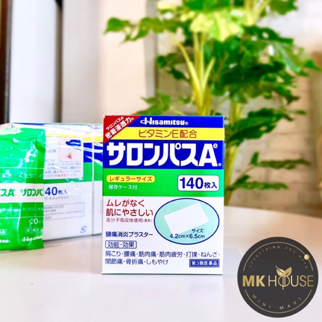 Cao dán Salonpas Hisamitsu nội địa Nhật (70x2)