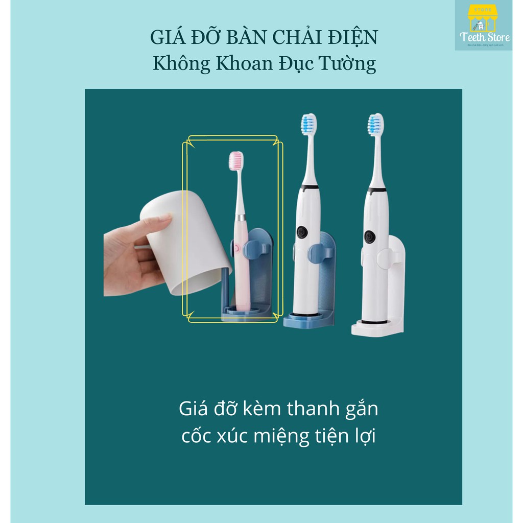 Dụng Cụ Gía Đỡ Bàn Chải Điện Cao Cấp Không Khoan Đục Tường
