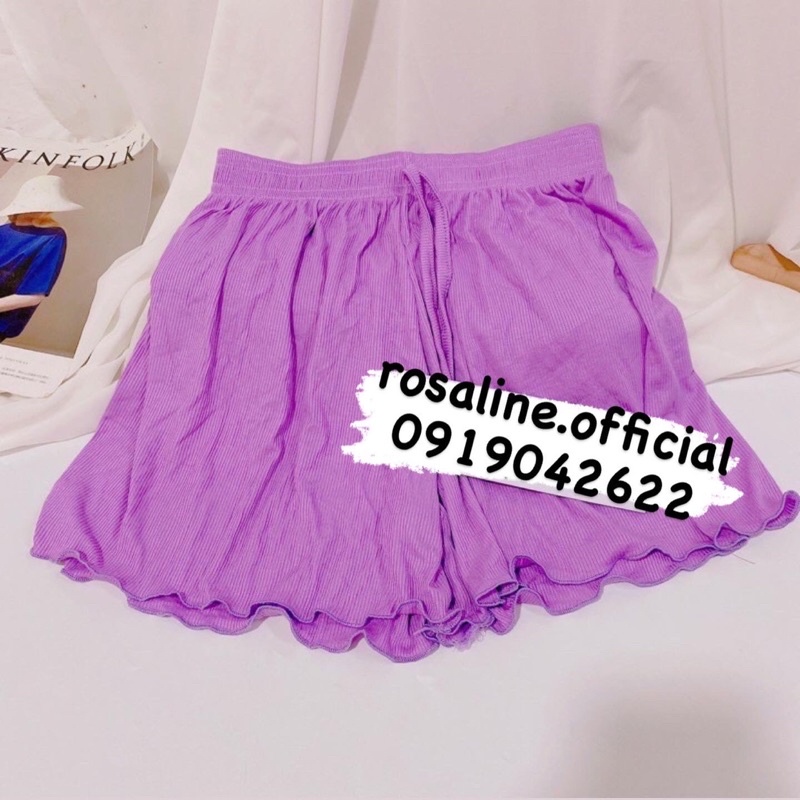 (q2747) quần đùi ulzzang gân tăm ngắn mặc nhà đơn giản thoáng mát eo co dãn | BigBuy360 - bigbuy360.vn