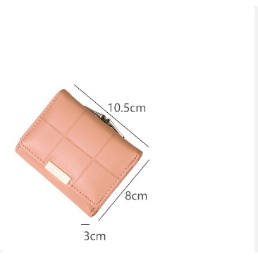 Ví bỏ túi nhiều ngăn đẹp thời trang cầm tay mini ngắn gập nhỏ gọn dễ thương cao cấp da giá rẻ ví đựng tiền xu Thời Trang Xinh Xắn Dành Cho Nữ