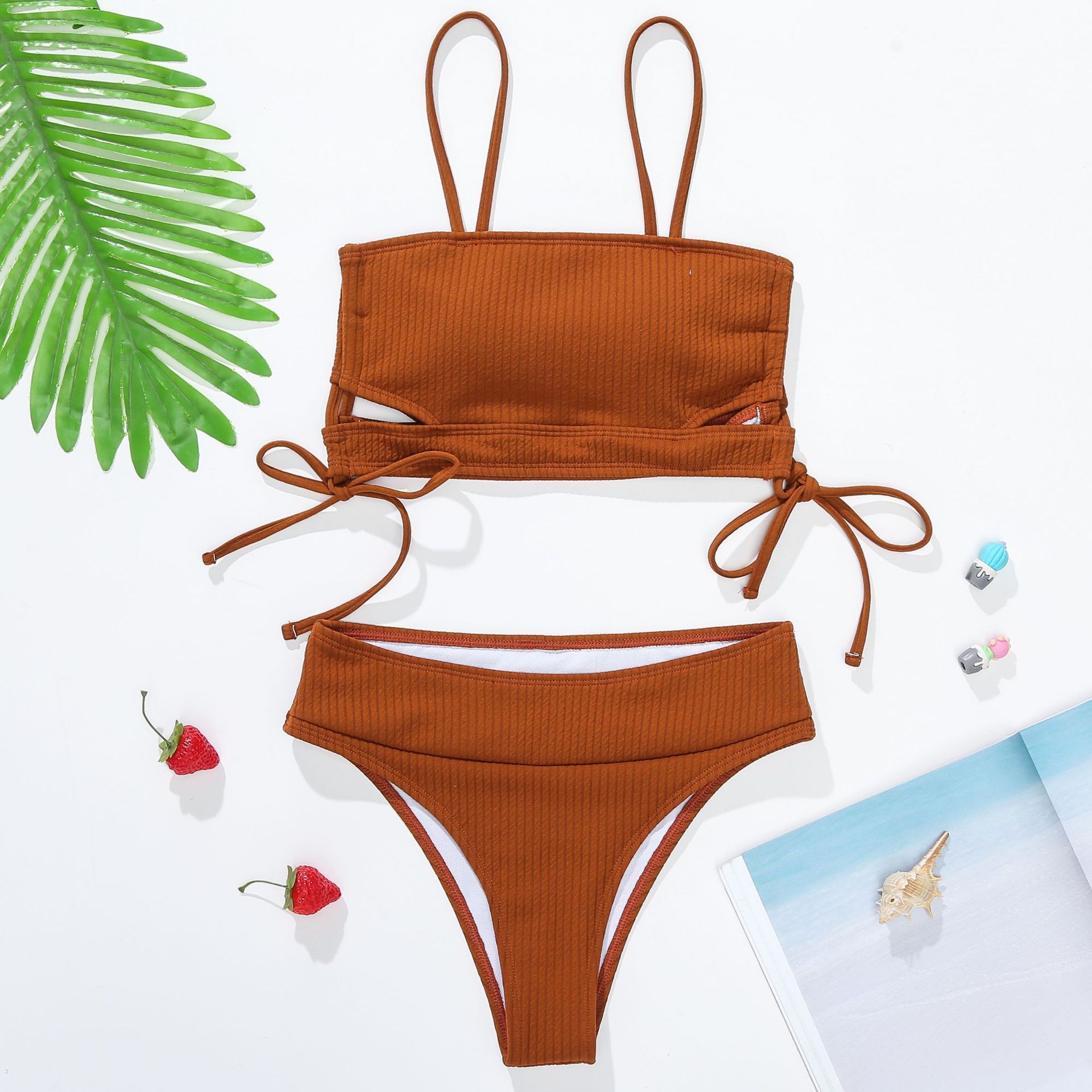 Bikini Hai Mảnh Màu Trơn Gợi Cảm Cho Nữ | BigBuy360 - bigbuy360.vn