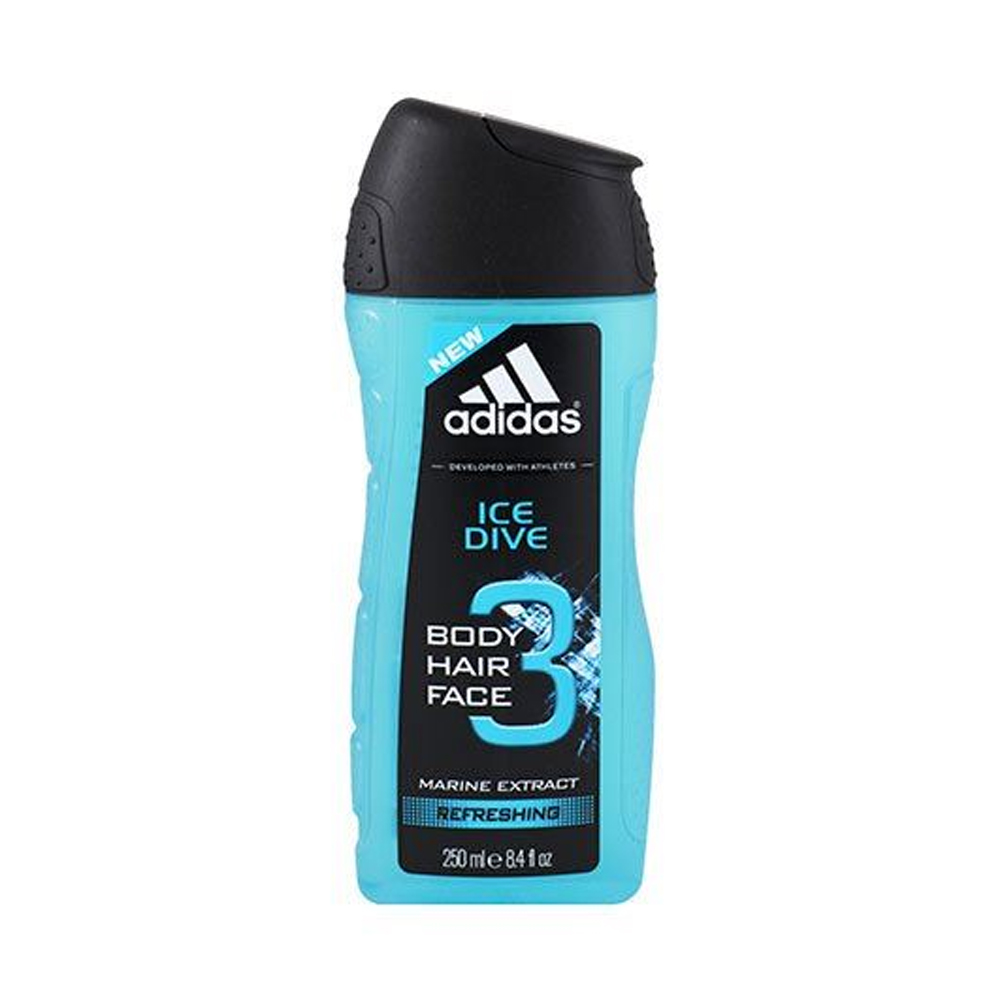 Sữa Tắm Gội Toàn Thân Nam Adidas Ice Dive Tây Ban Nha 400ml