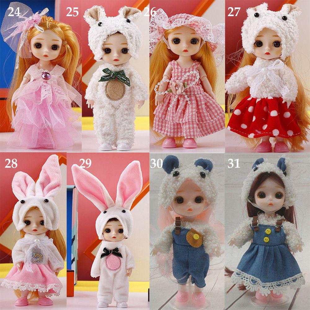 Đầm Thời Trang Xinh Xắn Dành Cho Búp Bê Obitsu 11 Ob11 16~17cm