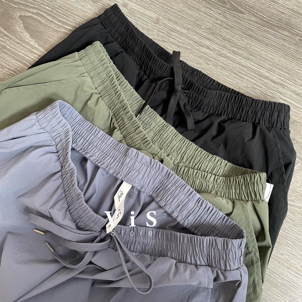 Quần jogger nữ chất dù