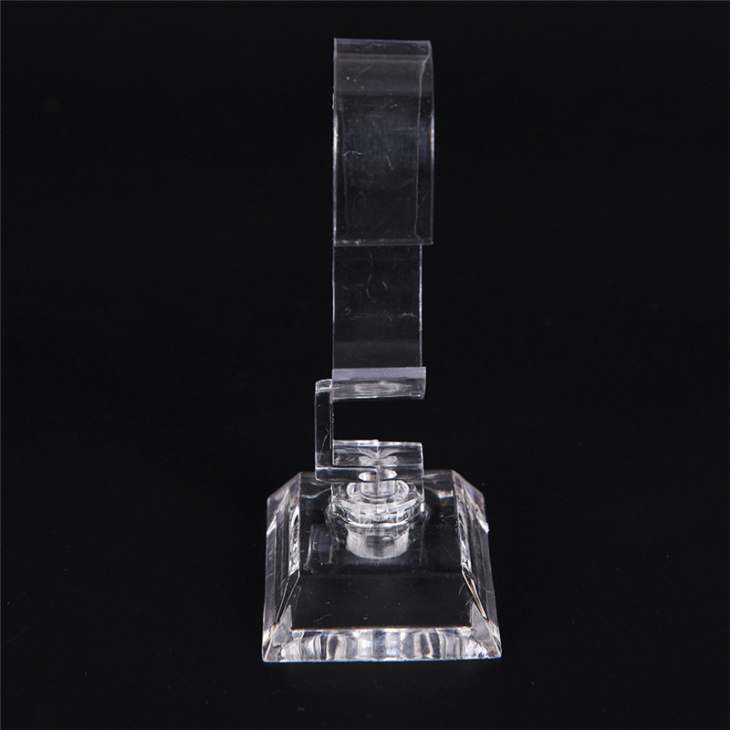 Set 2 Giá Trưng Bày Trang Sức / Đồng Hồ / Vòng Đeo Tay Bằng Acrylic Trong Suốt Có Thể Thá